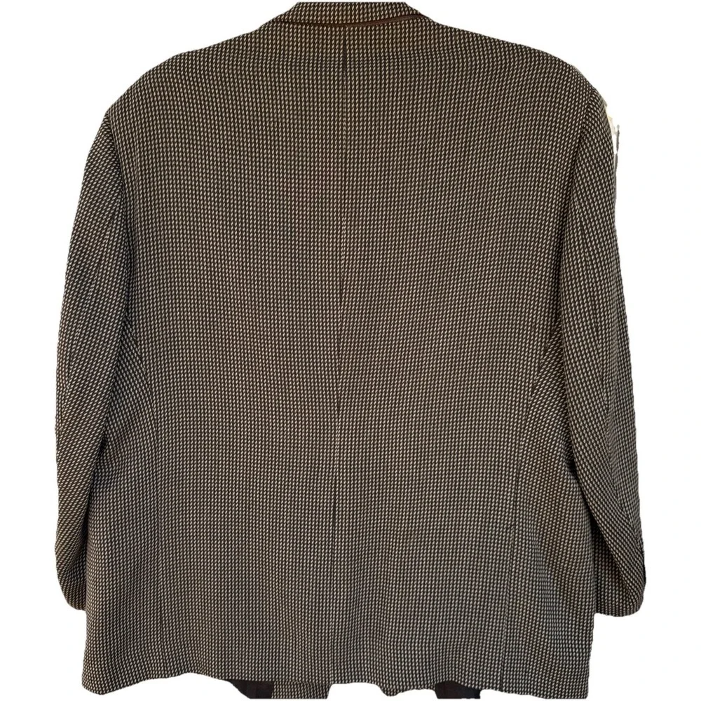 Pierre Cardin Vintage‎ Brown Blazer Mens Made In USA Pit-pit 30
